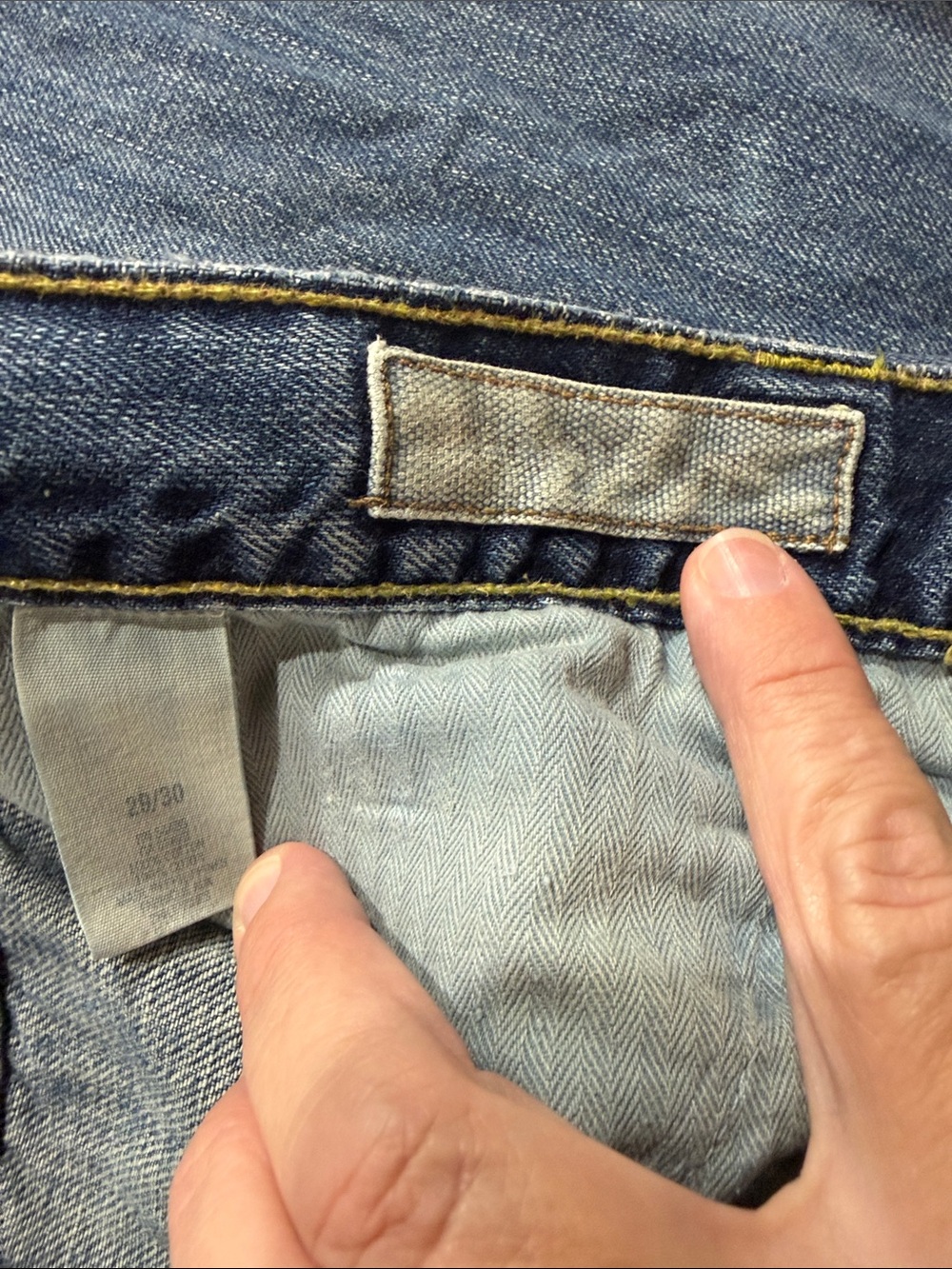 Y2K American Eagle Outfitters Men’s Blue Boot-Cut Jeans - Picture 3 of 9